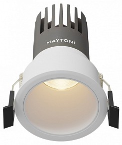 Встраиваемый светильник Maytoni  белый арт. DL116-10W-3K-W