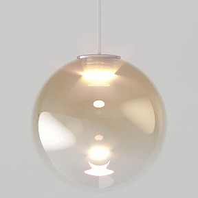 Подвесной светильник Eurosvet Wonder серый арт. 50234/1 LED янтарный