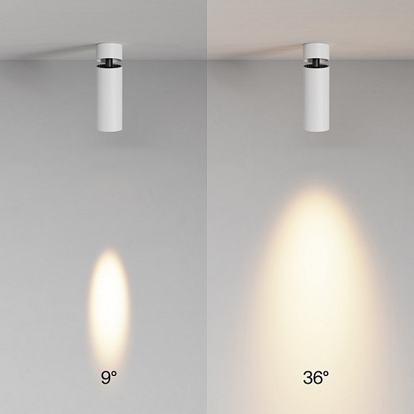 Светильник на штанге Maytoni Technical FOCUS LED белый арт. C055CL-L12W2.7K-SS-W