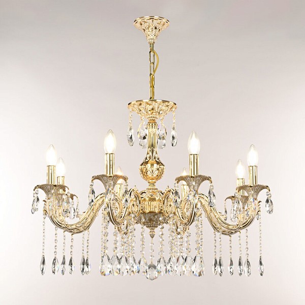 Подвесная люстра Bohemia Ivele Crystal AL7901 золото арт. AL79101/8/250 A GW
