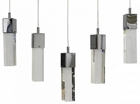 Подвесной светильник Kink Light Аква хром арт. 08510-5AS(4000K)