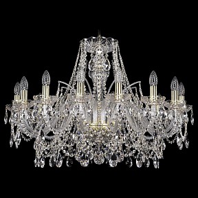 Подвесная люстра Bohemia Ivele Crystal 1411 золото арт. 1411/16/300/G