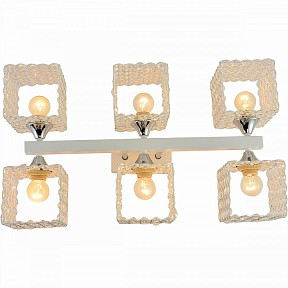 Люстра на штанге Reluce 01335-1 белый арт. 01335-0.3-06 WH+CR