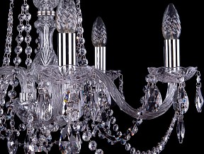 Подвесная люстра Bohemia Ivele Crystal 1402 металл арт. 1402/5/195/Ni