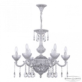 Подвесная люстра Bohemia Ivele Crystal AL7801 белый арт. AL78101P/6/175 A WMN P Clear/M-1F