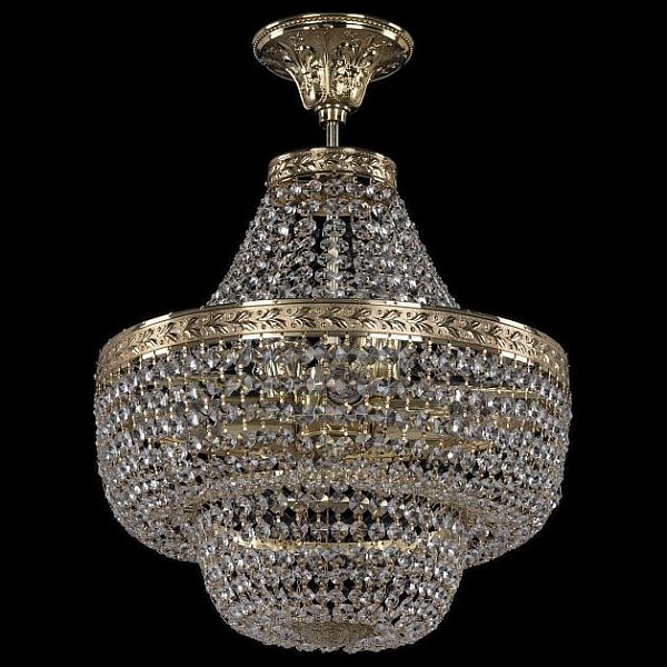 Светильник на штанге Bohemia Ivele Crystal 1909 золото арт. 19091/H1/35IV G