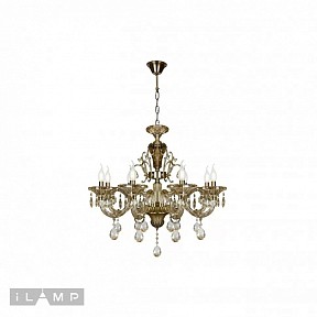 Подвесная люстра iLamp Asia бронза арт. 61079-8 BR