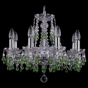 Подвесная люстра Bohemia Ivele Crystal 1410 металл арт. 1410/6/160/Ni/V5001