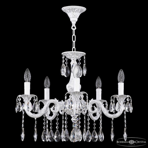 Подвесная люстра Bohemia Ivele Crystal AL7901 белый арт. AL79101/5/175 A WMN