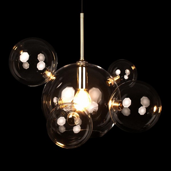 Подвесной светильник Loft it Bolle золото арт. 2027-P6 mini
