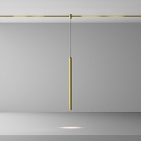 Подвесной светильник Maytoni Technical Focus Led латунь арт. TR156-1-5W4K-BS