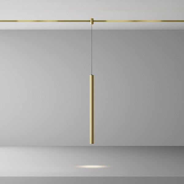 Подвесной светильник Maytoni Technical Focus Led латунь арт. TR156-1-5W4K-BS