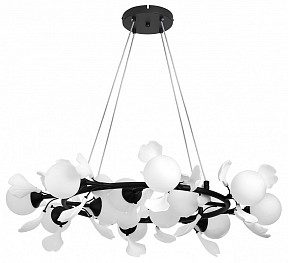 Подвесная люстра Lightstar Ceramo BW черный арт. 799127