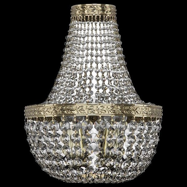 Бра Bohemia Ivele Crystal 1911 золото арт. 19111B/H1/25IV G
