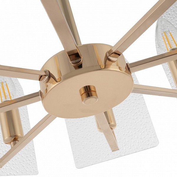 Люстра на штанге Arte Milano Sorrento-8309 золото арт. 378309/8/480 GD