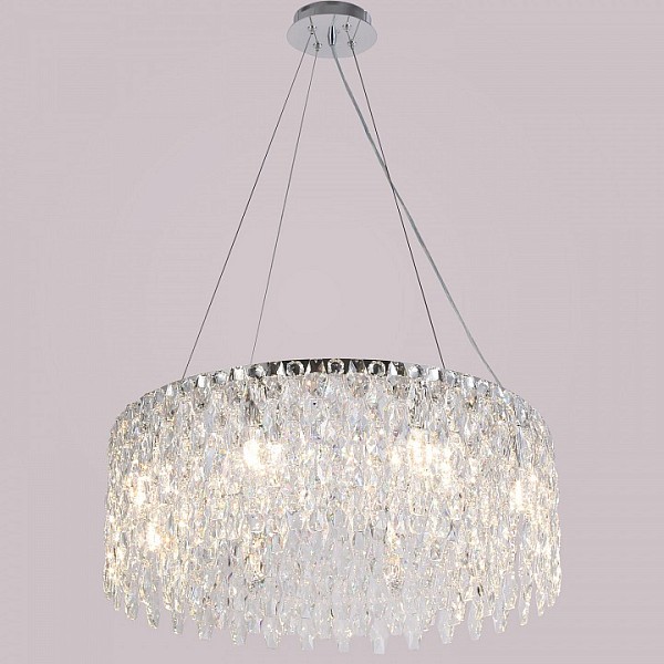 Подвесная люстра ILLUMICO IL5051 хром арт. IL5051-600PZF-25 CH ELITE