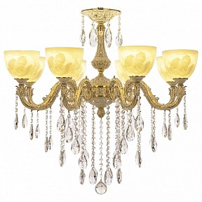 Подвесная люстра Bohemia Ivele Crystal 7101 золото арт. 71101/8/250 B GW P1 U Angel