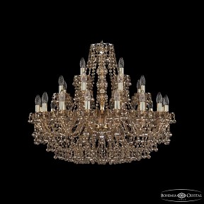 Подвесная люстра Bohemia Ivele Crystal 1409 золото арт. 1409/16+8+4/300 G M721