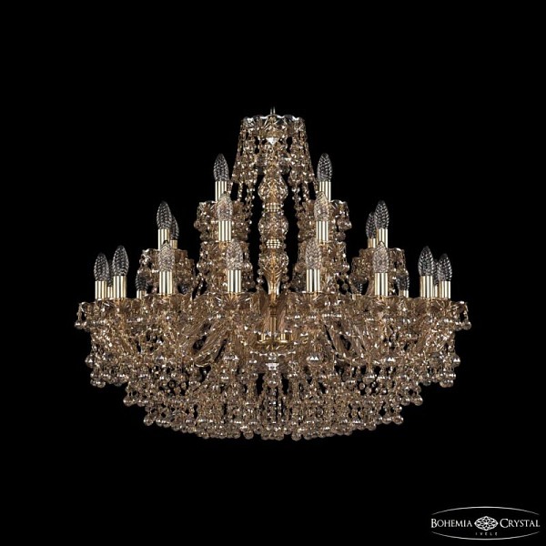 Подвесная люстра Bohemia Ivele Crystal 1409 золото арт. 1409/16+8+4/300 G M721