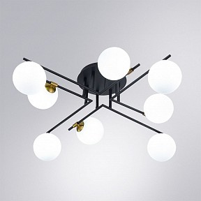 Потолочная люстра Arte Lamp Gemini черный арт. A2243PL-8BK