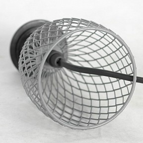 Настольная лампа декоративная Lussole Lattice серый арт. GRLSP-0562