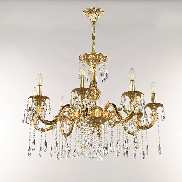 Подвесная люстра Bohemia Ivele Crystal AL7901 золото арт. AL79101/8/250 A G