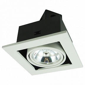 Встраиваемый светильник Arte Lamp Technika 2 белый арт. A5930PL-1WH