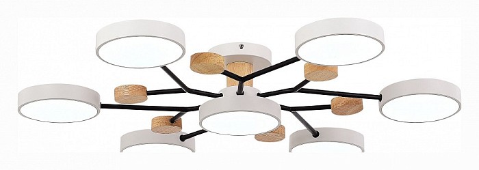 Потолочная люстра EVOLUCE Faema коричневый арт. SLE6006-502-07