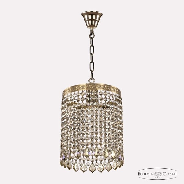 Подвесной светильник Bohemia Ivele Crystal 1920 золото арт. 19201/20IV Pa Leafs R801