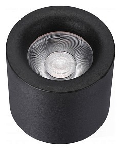 Накладной светильник iLedex Metrica черный арт. 113-12W-D100-3000K-24DG-BK
