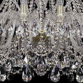 Подвесная люстра Bohemia Ivele Crystal 1411 золото арт. 1411/20/400/G
