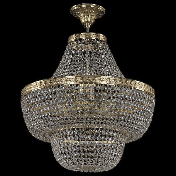 Светильник на штанге Bohemia Ivele Crystal 1909 золото арт. 19091/H1/45IV G