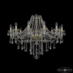 Подвесная люстра Bohemia Ivele Crystal 1415 золото арт. 1415/12/360 G