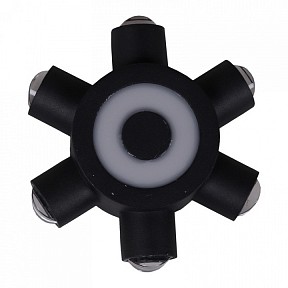 Накладной светильник Reluce  черный арт. 86973-9.2-007U LED2W+6*1W BK