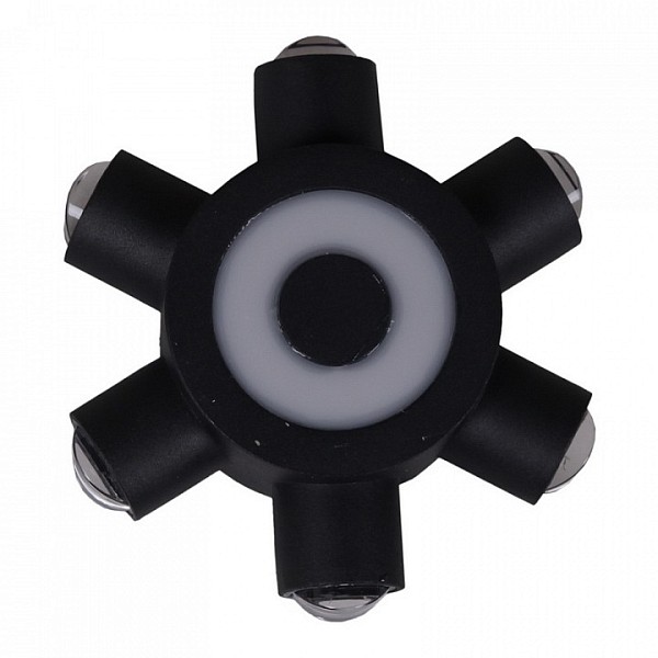 Накладной светильник Reluce  черный арт. 86973-9.2-007U LED2W+6*1W BK