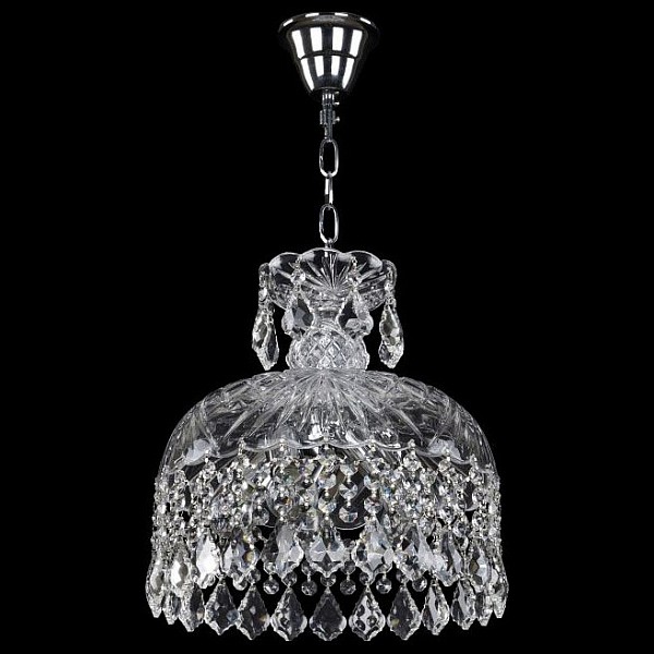 Подвесной светильник Bohemia Ivele Crystal 1478 металл арт. 14781/30 Ni Leafs