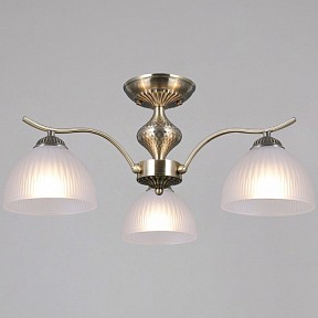 Люстра на штанге ILLUMICO  бронза арт. IL0896-3CSQ-26 AB ELITE