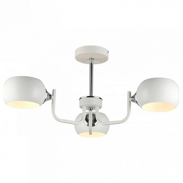 Люстра на штанге Imex MD.4914 белый арт. MD.4914-3-S WH+CH