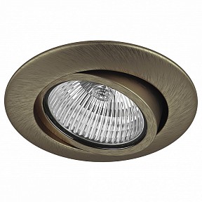Встраиваемый светильник Lightstar Teso бронза арт. 011081