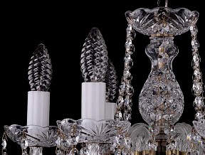 Подвесная люстра Bohemia Ivele Crystal 1402 яркие арт. 1402/6/141/Pa
