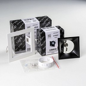 Встраиваемый светильник Lightstar Domino белый арт. D51607WMOD