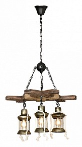 Подвесная люстра Lussole MIDLAND коричневый арт. LSP-8980