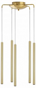 Подвесная люстра Lightstar Tubo золото арт. L5T747243