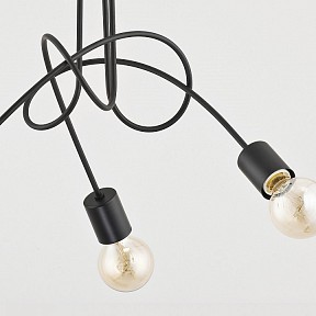 Люстра на штанге ADILUX Tango Black черный арт. 23173