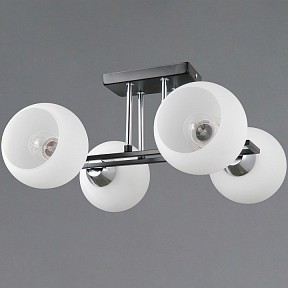 Потолочная люстра ILLUMICO TRENTO хром арт. IL0791-4CSQ-25 BK CR TRENTO