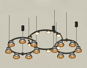 Подвесная люстра Ambrella Light XR черный арт. XR92092000