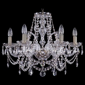 Подвесная люстра Bohemia Ivele Crystal 1411 золото арт. 1411/6/195/Pa