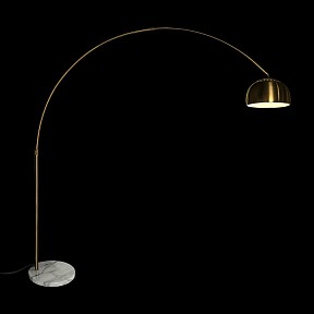 Торшер Loft it Arco белый арт. 5002 Gold