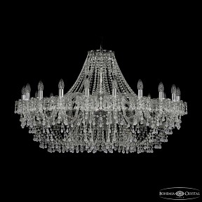 Подвесная люстра Bohemia Ivele Crystal 1410 никель арт. 1410/20/400 Ni V0300