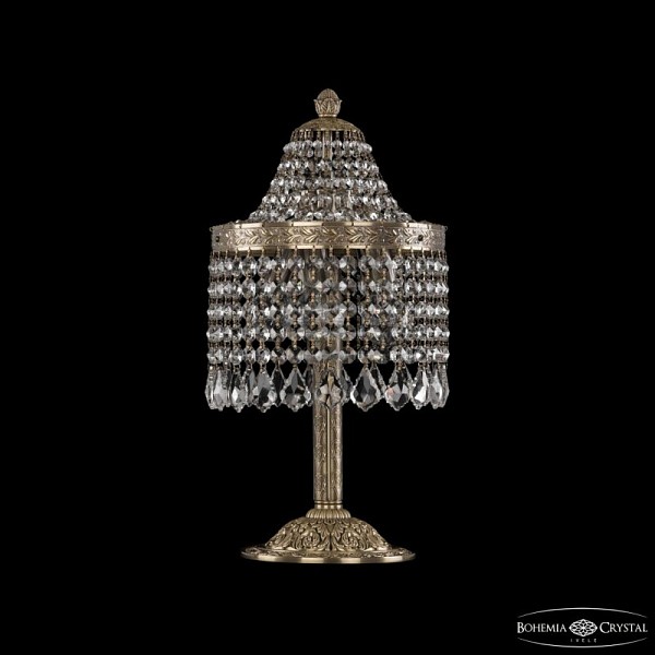 Настольная лампа декоративная Bohemia Ivele Crystal 1920 золото арт. 19201L6/H/20IV Pa Leafs